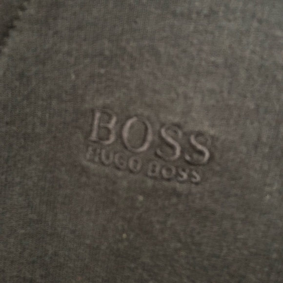 Hugo Boss Quarter Zip Navy Sweatshirt - Men’s Sz M - Picture 4 of 9